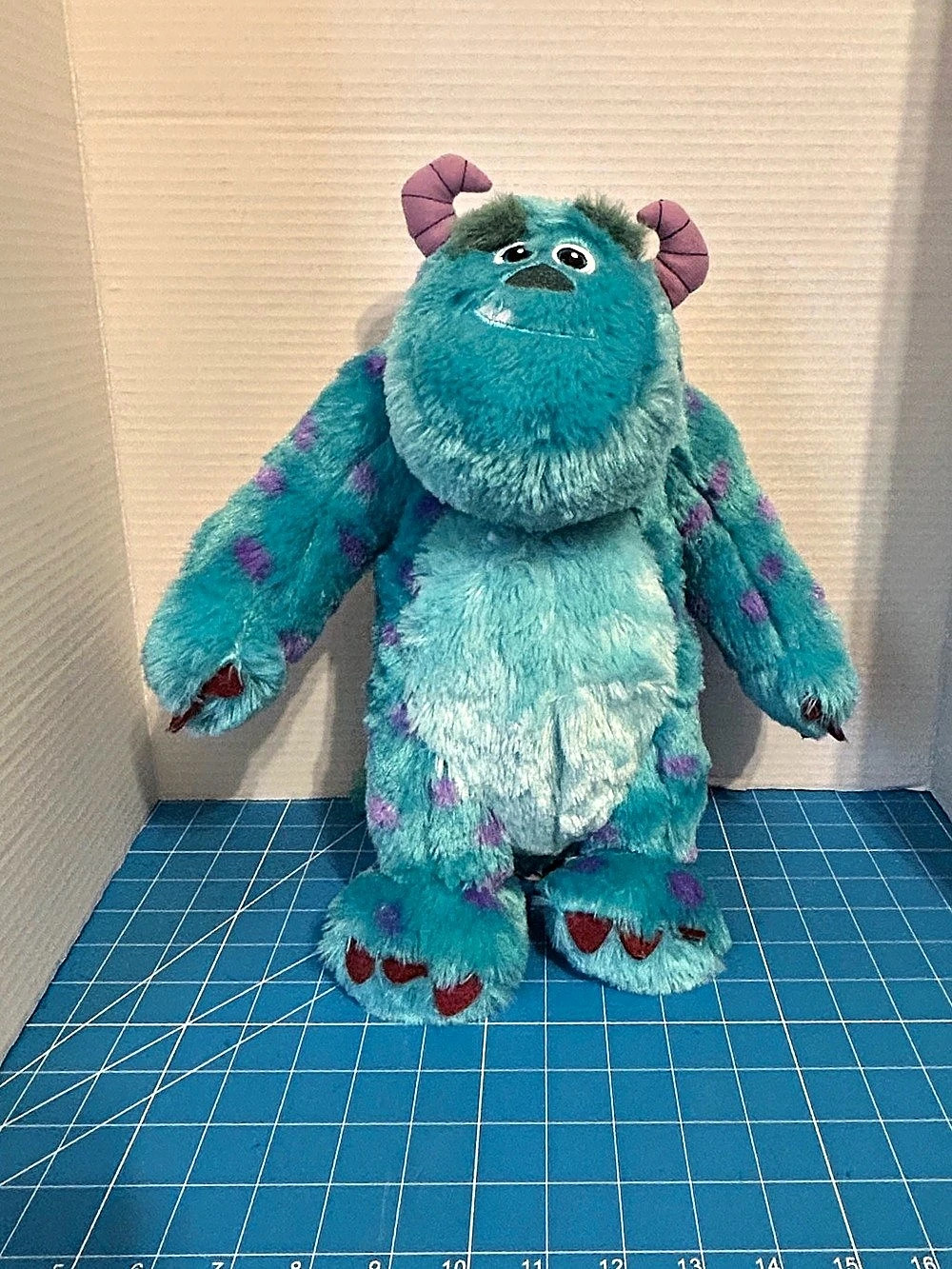 Disney Sulley Plush Stuffed Animal Blue & Purple